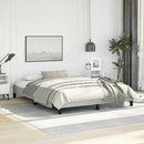 vidaXL világosszürke bársony ágykeret matrac nélkül 152 x 203 cm queen size méret