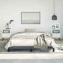 vidaXL sötétszürke bársony ágykeret matrac nélkül 152 x 203 cm queen size méret