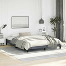 vidaXL sötétszürke bársony ágykeret matrac nélkül 152 x 203 cm queen size méret