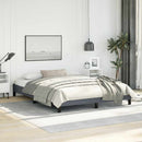 vidaXL sötétszürke bársony ágykeret matrac nélkül 152 x 203 cm queen size méret