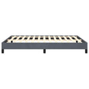 vidaXL sötétszürke bársony ágykeret matrac nélkül 152 x 203 cm queen size méret
