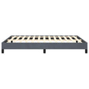 vidaXL sötétszürke bársony ágykeret matrac nélkül 152 x 203 cm queen size méret