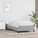 vidaXL világosszürke szövet ágykeret matrac nélkül 90x190 cm