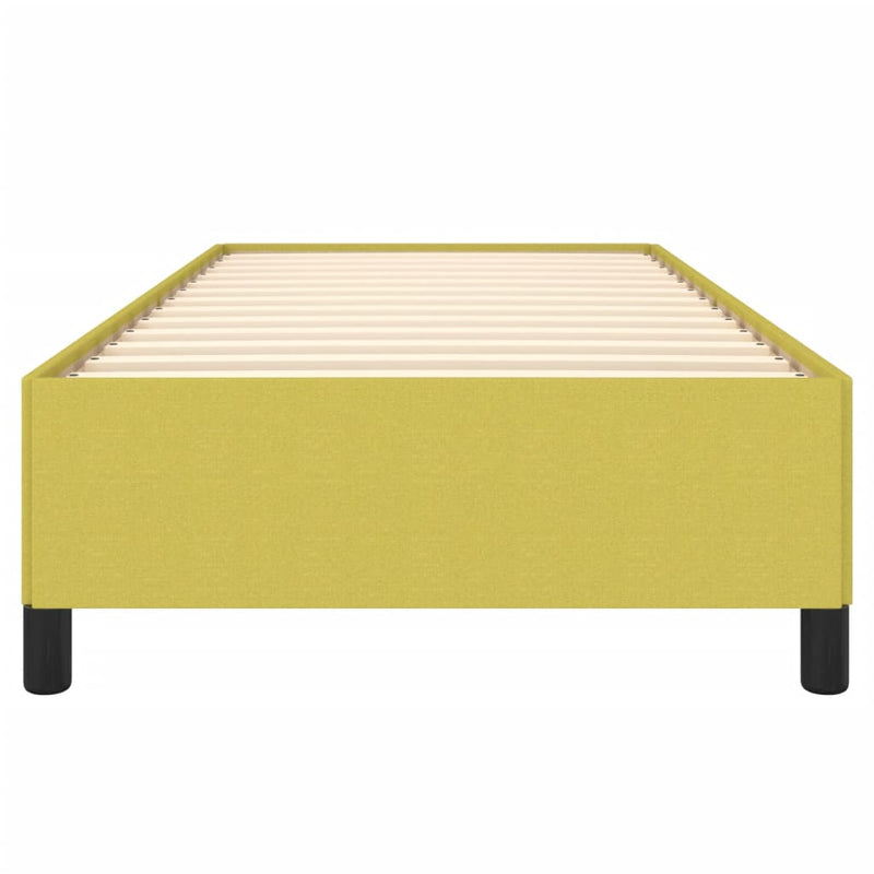 vidaXL zöld szövet ágykeret 90x190 cm