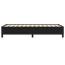 vidaXL ágykeret matrac nélkül fekete 90x200 cm szövet