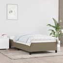 vidaXL tópszínű szövet ágykeret matrac nélkül 90x200 cm
