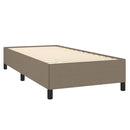vidaXL tópszínű szövet ágykeret matrac nélkül 100x200 cm