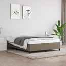 vidaXL tópszínű szövet ágykeret matrac nélkül 140 x 200 cm