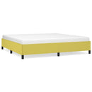 vidaXL zöld szövet ágykeret matrac nélkül 200 x 200 cm