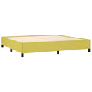vidaXL zöld szövet ágykeret matrac nélkül 200 x 200 cm