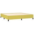 vidaXL zöld szövet ágykeret matrac nélkül 200 x 200 cm