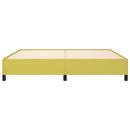 vidaXL zöld szövet ágykeret matrac nélkül 200 x 200 cm