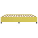 vidaXL zöld szövet ágykeret matrac nélkül 200 x 200 cm