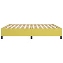 vidaXL zöld szövet ágykeret matrac nélkül 200 x 200 cm