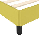vidaXL zöld szövet ágykeret matrac nélkül 200 x 200 cm