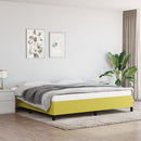 vidaXL zöld szövet ágykeret matrac nélkül 200 x 200 cm