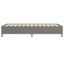 vidaXL sötétszürke szövet ágykeret matrac nélkül 80x200 cm