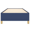 vidaXL ágykeret matrac nélkül kék 80x200 cm szövet