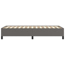 vidaXL szürke műbőr ágykeret 80 x 200 cm