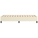 vidaXL krémszínű műbőr ágykeret 90 x 200 cm