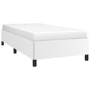 vidaXL fehér műbőr ágykeret matrac nélkül 100x200 cm