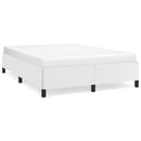 vidaXL fehér műbőr ágykeret matrac nélkül 140x190 cm