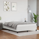vidaXL fehér műbőr ágykeret matrac nélkül 140x190 cm