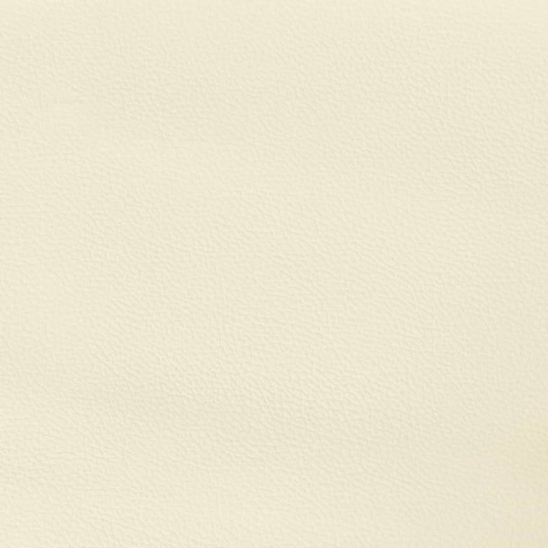 vidaXL krémszínű műbőr ágykeret 140x190 cm