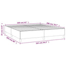 vidaXL fehér műbőr ágykeret matrac nélkül 160x200 cm