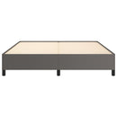 vidaXL szürke műbőr ágykeret 160x200 cm