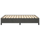 vidaXL sötétszürke bársony ágykeret matrac nélkül 140 x 190 cm