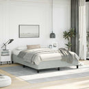 vidaXL világosszürke bársony ágykeret matrac nélkül 152 x 203 cm queen size méret