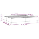 vidaXL világosszürke bársony ágykeret matrac nélkül 193 x 203 cm king size ágyneműtartós