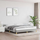 vidaXL világosszürke szövet ágykeret matrac nélkül 180 x 200 cm
