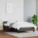 vidaXL szürke ágykeret fejtámlával matrac nélkül 80 x 200 cm