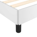 vidaXL fehér ágykeret fejtámlával matrac nélkül 90x190 cm