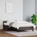 vidaXL szürke ágykeret fejtámlával matrac nélkül 90x190 cm
