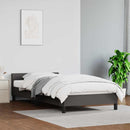 vidaXL szürke ágykeret fejtámlával matrac nélkül 100x200 cm