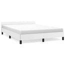 vidaXL fehér ágykeret fejtámlával matrac nélkül 140x190 cm