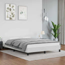 vidaXL fehér ágykeret fejtámlával matrac nélkül 140x190 cm