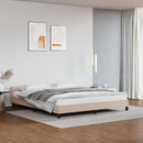 vidaXL kávészínű ágykeret fejtámlával matrac nélkül 180x200 cm