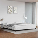 vidaXL fehér ágykeret fejtámlával matrac nélkül 200x200 cm