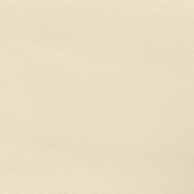 vidaXL krémszínű ágykeret fejtámlával matrac nélkül 200x200 cm
