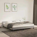 vidaXL világosszürke bársony ágykeret matrac nélkül 160 x 200 cm