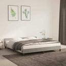 vidaXL világosszürke bársony ágykeret matrac nélkül 180 x 200 cm