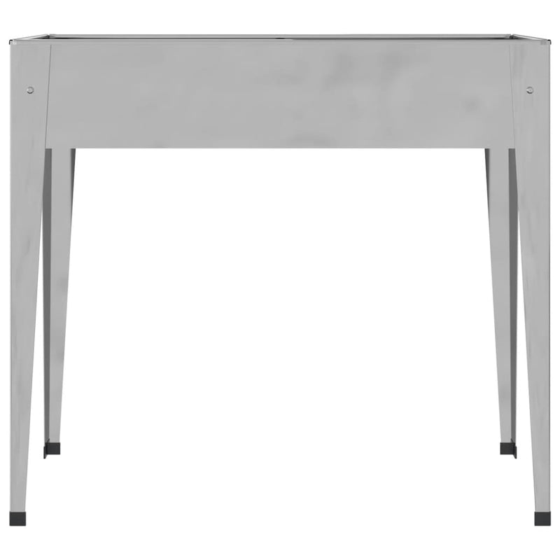 vidaXL horganyzott acél kerti virágtartó 100,5 x 40,5 x 90 cm