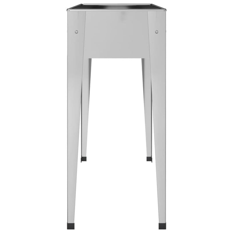 vidaXL horganyzott acél kerti virágtartó 100,5 x 40,5 x 90 cm