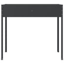 vidaXL antracitszürke horganyzott acél kerti ültető 100,5x40,5x90 cm