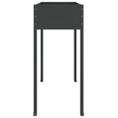 vidaXL antracitszürke horganyzott acél kerti ültető 100,5x40,5x90 cm