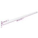 vidaXL sarokvédő sárga&fekete 4x3x100 cm PU